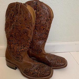 Unique Boulet Cowboy Boots, Size 8